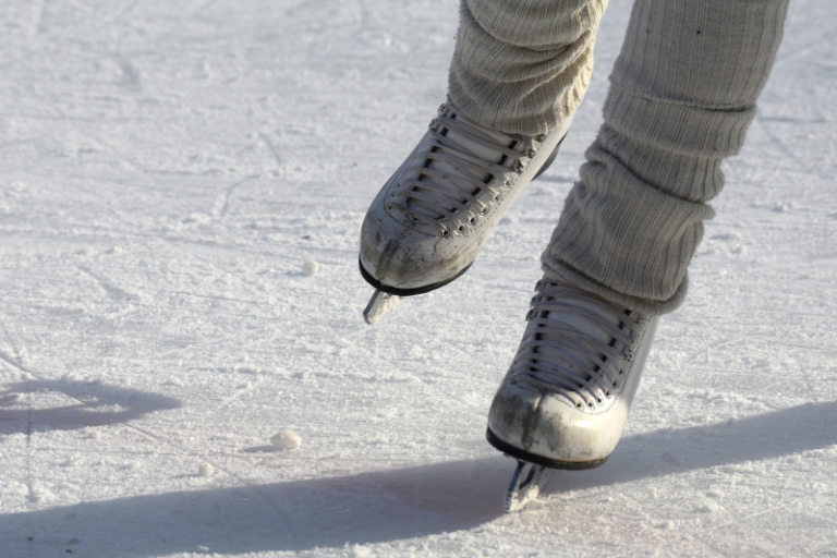 Outdoor Ice Rink Opening on Broadway