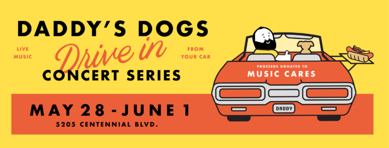 Daddy’s Dogs to Host Drive-In Concert Series