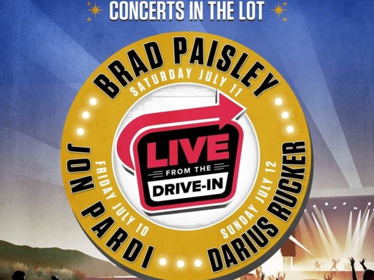Brad Paisley, Darius Rucker & Jon Pardi to Play Nashville Drive-in Concert