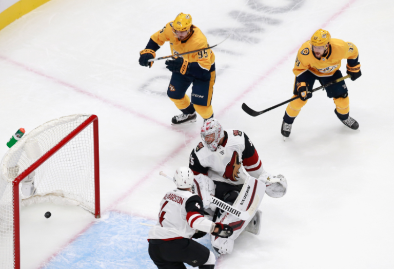 Coyotes Defeat Preds in Game 1 of Cup Qualifiers