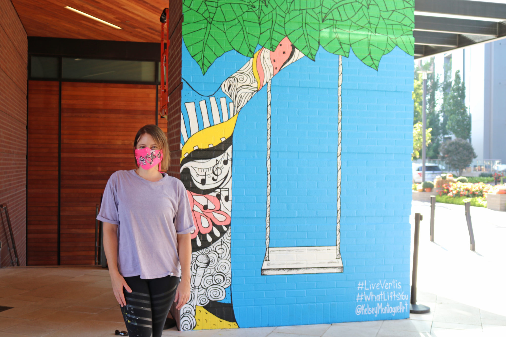 "Butterfly Wings" Muralist Creates New Mural in Green Hills Wannado