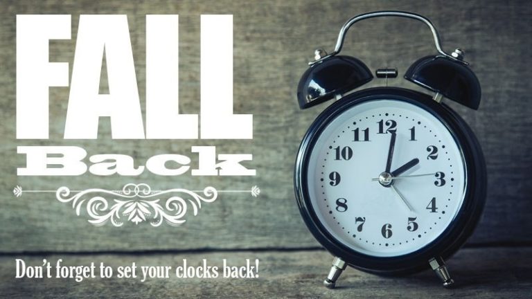 Time to “Fall Back”: Daylight Saving Time Ends Sunday