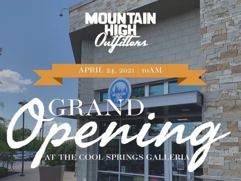 Mountain High Outfitters Now Open in CoolSprings Galleria